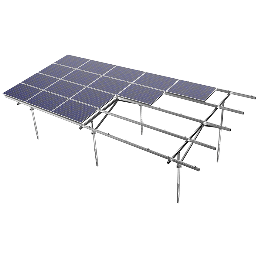 2020 New Design Aluminum Solar Ground Mounting System